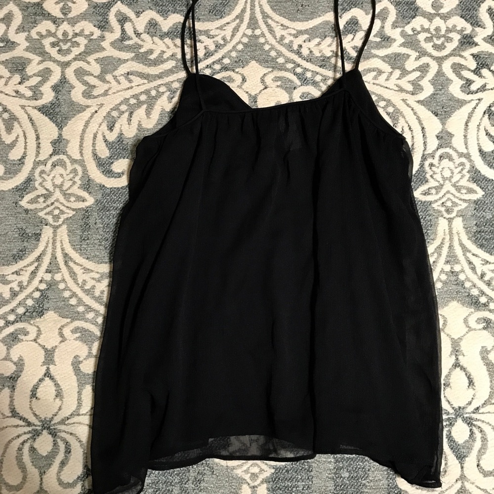 H&M see through black cami size: S OBO
